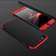 Чохол GKK 360 для Iphone SE 2020 Бампер оригінальний без вирезa накладка black-red