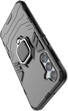 Чехол Iron Ring для Samsung Galaxy M34 5G / M346 противоударный бампер с подставкой Black