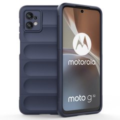 Чехол Wave Shield для Motorola Moto G32 бампер противоударный Blue