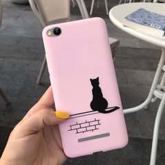 Чохол Style для Xiaomi Redmi 4A Бампер Рожевий Cat