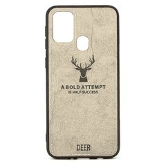 Чехол Deer для Samsung Galaxy M31 / M315 бампер противоударный Серый