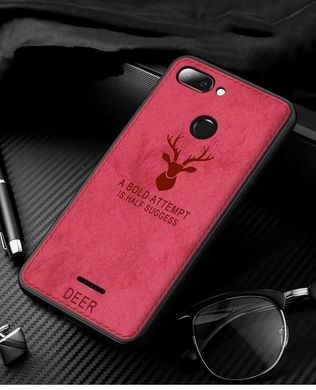 Чохол Deer для Xiaomi Redmi 6 бампер накладка Red