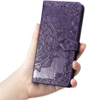 Чехол Vintage для Iphone 5 / 5s / SE книжка кожа PU фиолетовый