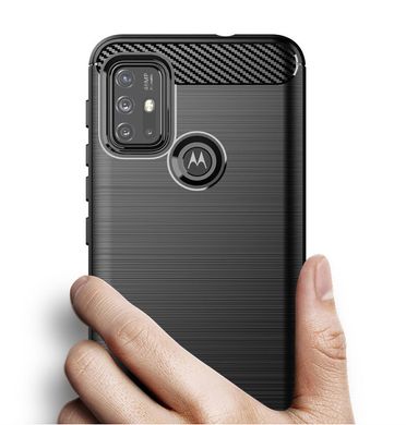 Чехол Carbon для Motorola Moto G30 бампер противоударный Black