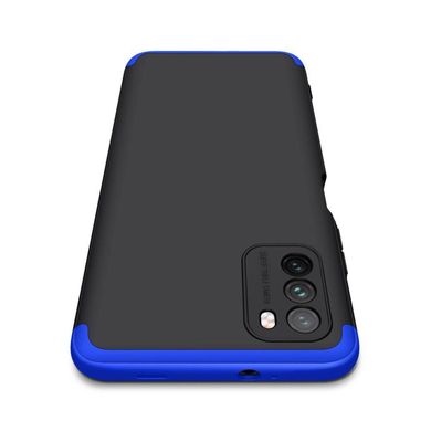 Чехол GKK 360 для Xiaomi Poco M3 бампер оригинальный Black-Blue