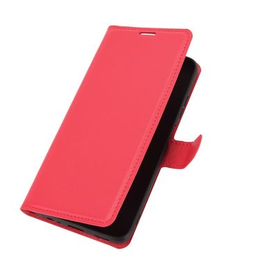 Чохол IETP для Xiaomi Redmi Note 9T книжка шкіра PU з візитницею червоний