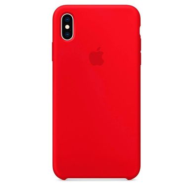Чехол Silicone Сase для Iphone X бампер накладка Red