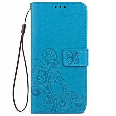 Чехол Clover для Xiaomi Redmi 4X / 4X Pro книжка кожа PU женский Blue