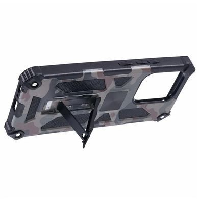Чохол Military Shield для Xiaomi Poco C85 4G EU 173 mm / 25078PC3EE бампер протиударний з підставкою Khaki