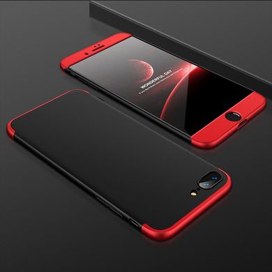 Чехол GKK 360 для Iphone SE 2020 Бампер оригинальный без вырезa накладка black-red