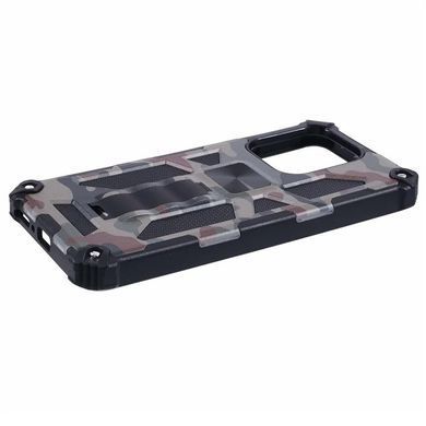 Чохол Military Shield для Xiaomi Poco C85 4G EU 173 mm / 25078PC3EE бампер протиударний з підставкою Khaki