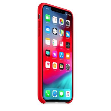 Чохол Silicone Сase для Iphone X бампер накладка Red
