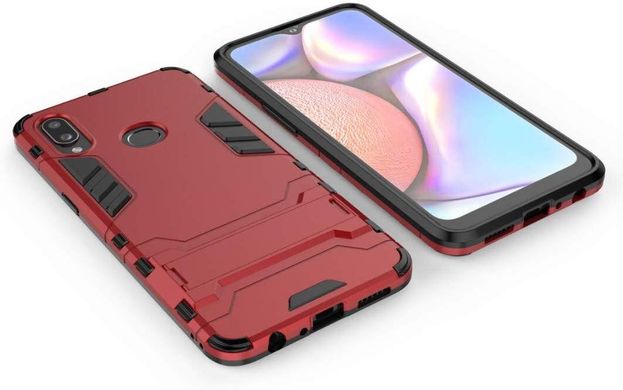 Чехол Iron для Samsung Galaxy A10s / A107F Бампер противоударный Red