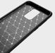 Чехол Carbon для Xiaomi Redmi Note 9 защитный бампер Black