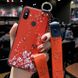 Чохол Lanyard для Xiaomi Mi Max 3 бампер з ремінцем Red