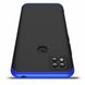 Чехол GKK 360 для Xiaomi Redmi 9C бампер противоударный Black-Blue