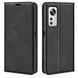 Чехол Taba Retro-Skin для Xiaomi Redmi Note 12S книжка с визитницей кожа PU черный