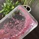 Чехол Glitter для Iphone 5 / 5s / SE Бампер Жидкий блеск сердце розовый УЦЕНКА