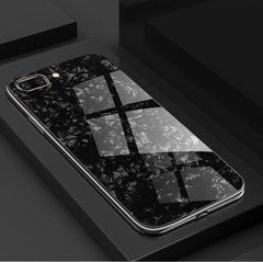Чехол Marble для Iphone 7 Plus / 8 Plus бампер мраморный оригинальный Black