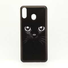 Чехол Print для Samsung Galaxy M20 силиконовый бампер black Cat