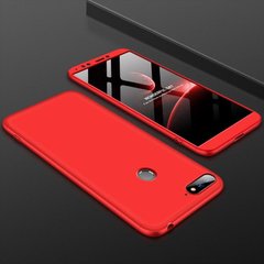 Чехол GKK 360 для Huawei Y7 2018 / Y7 Prime 2018 (5.99") бампер накладка оригинальный Red