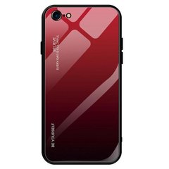 Чехол Gradient для Iphone 6 Plus / 6s Plus бампер накладка Red-Black