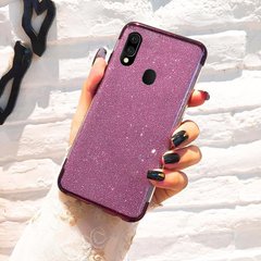 Чехол Shining для Samsung Galaxy A30 2019 / A305F Бампер блестящий Purple