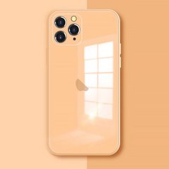 Чохол Color-Glass для Iphone 11 Pro бампер із захистом камер Peach