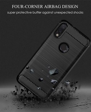 Чехол Carbon для Samsung A20 2019 / A205F бампер Black