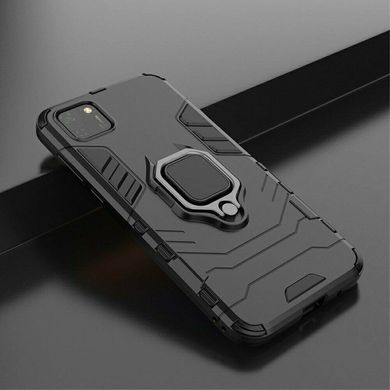 Чехол Iron Ring для Huawei Y5p бампер противоударный с подставкой Black