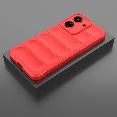 Чехол Wave Shield для Xiaomi Redmi 13C бампер противоударный Red