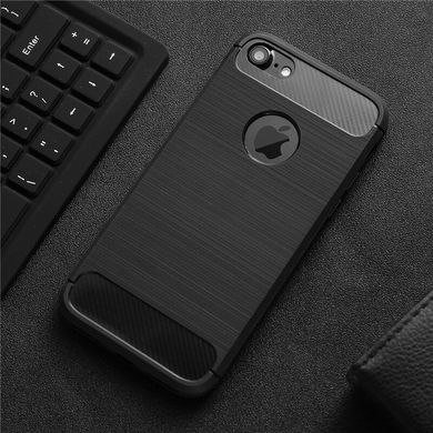 Чохол Carbon для Iphone 7 / Iphone 8 бампер протиударний Black