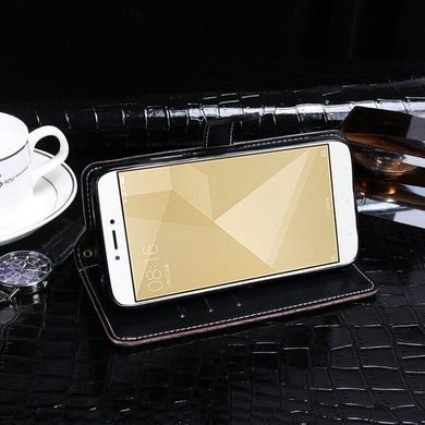 Чехол Croc для Xiaomi Redmi Note 4x / Note 4 Global Version (Snapdragon) книжка кожа PU черный