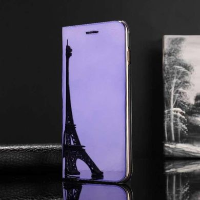 Чехол Mirror для iPhone 6 / 6s книжка зеркальный Clear View Purple
