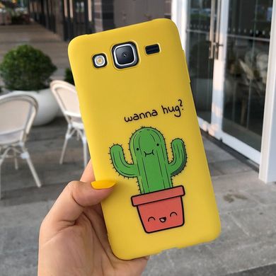 Чохол Style для Samsung J5 2015 / J500 Бампер силіконовий Жовтий Cactus