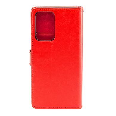 Чехол Idewei для Samsung Galaxy A33 / A336 книжка кожа PU с визитницей красный