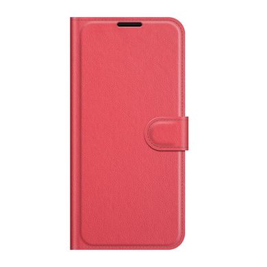 Чехол IETP для Xiaomi Redmi Note 10 5G книжка кожа PU с визитницей красный