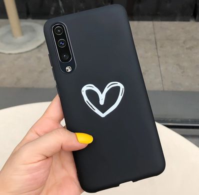 Чохол Style для Samsung Galaxy A50 2019 / A505F силіконовий бампер Чорний Heart