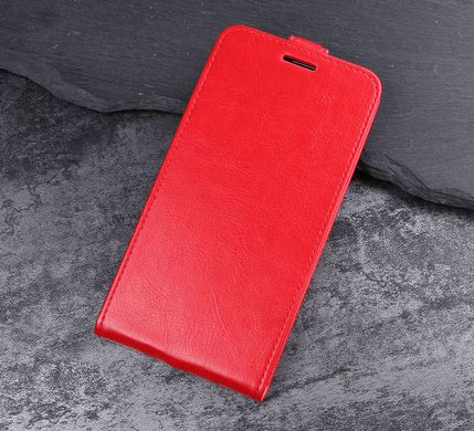 Чохол IETP для Xiaomi Redmi 5 фліп вертикальний шкіра PU червоний