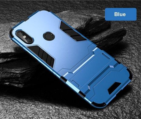 Чехол Iron для Xiaomi Redmi S2 бронированный бампер Броня Blue