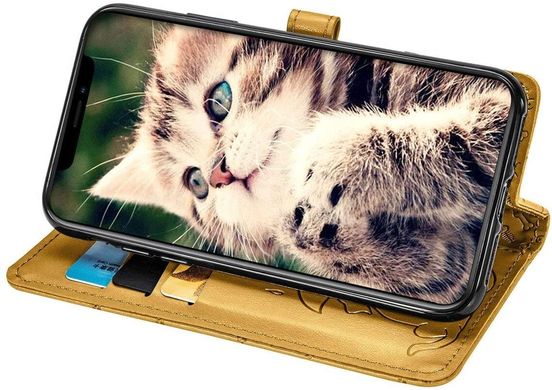 Чехол Cat and Dog для Samsung Galaxy S20 Ultra книжка кожа PU Желтый