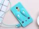 Чехол Funny-Bunny 3D для Xiaomi Redmi Note 4 Бампер резиновый голубой