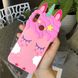 Чехол 3D Toy для Huawei Y7 2019 бампер резиновый Единорог Rose