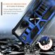 Чехол Shockproof Shield для Samsung Galaxy S20 FE / G780 бампер противоударный с подставкой Blue
