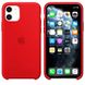 Чехол Silicone Сase для Iphone 11 бампер накладка Red