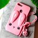 Чехол Funny-Bunny для Huawei P Smart / FIG-LX1 бампер резиновый заяц Розовый