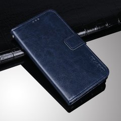 Чехол Idewei для Huawei Y6p / MED-LX9N книжка кожа PU синий