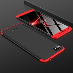 Чехол GKK 360 для Xiaomi Redmi 6A бампер оригинальный Black-Red