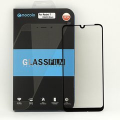 Защитное стекло Mocolo для Xiaomi Redmi 7 полноэкранное черное