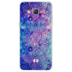 Чехол Print для Samsung J3 2016 / J320 / J300 силиконовый бампер Purple